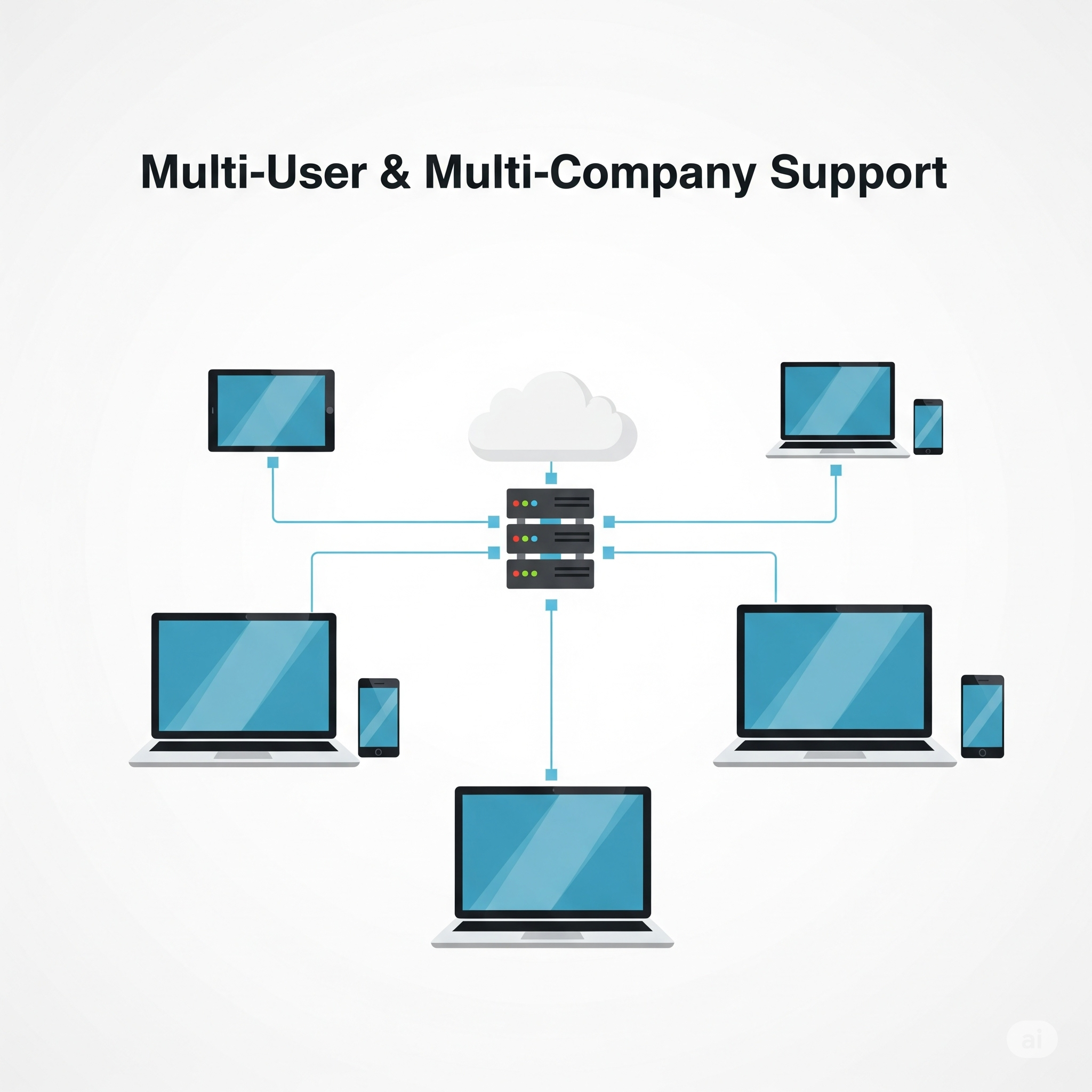 Multi-User and Multi-Company Support